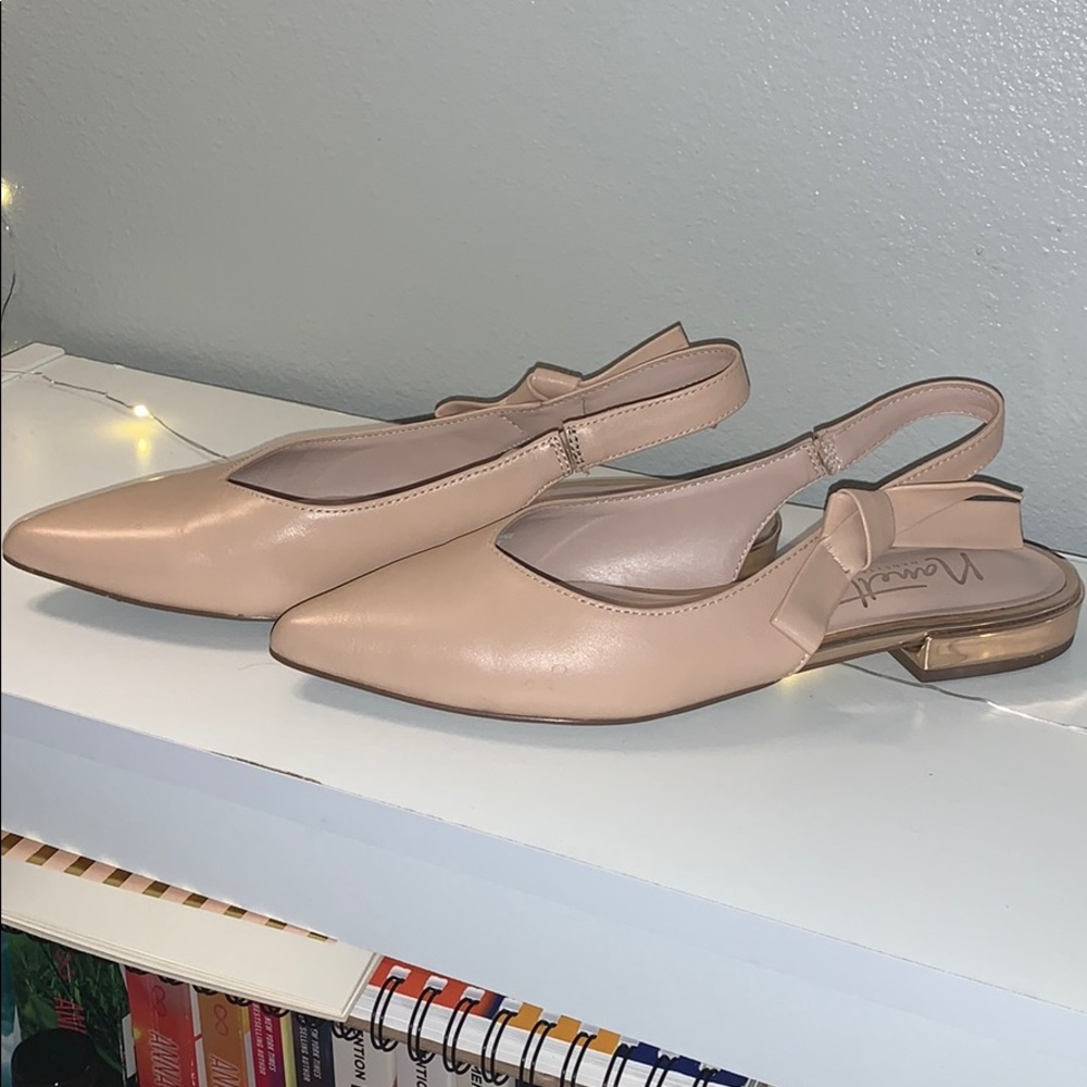 Nanette lepore nude dress flats